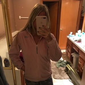 Pink north face